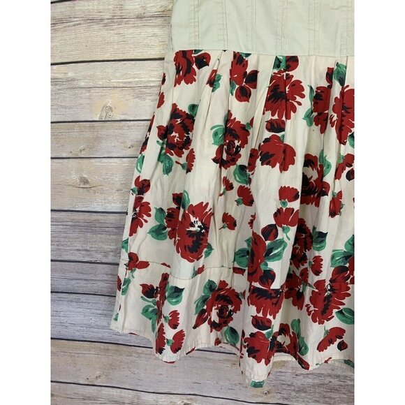 Kimchi Blue UO Size 10 Pleated Floral Boho - Picture 3 of 8